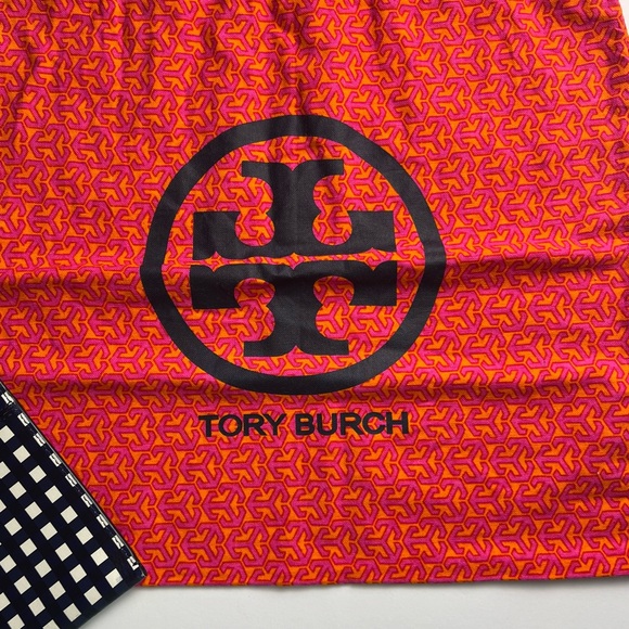 NEW Tory Burch Royal Navy Block T  Medium Travel Pouch - Picture 9 of 11